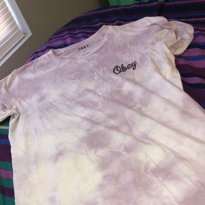 Tie dye obey shirt